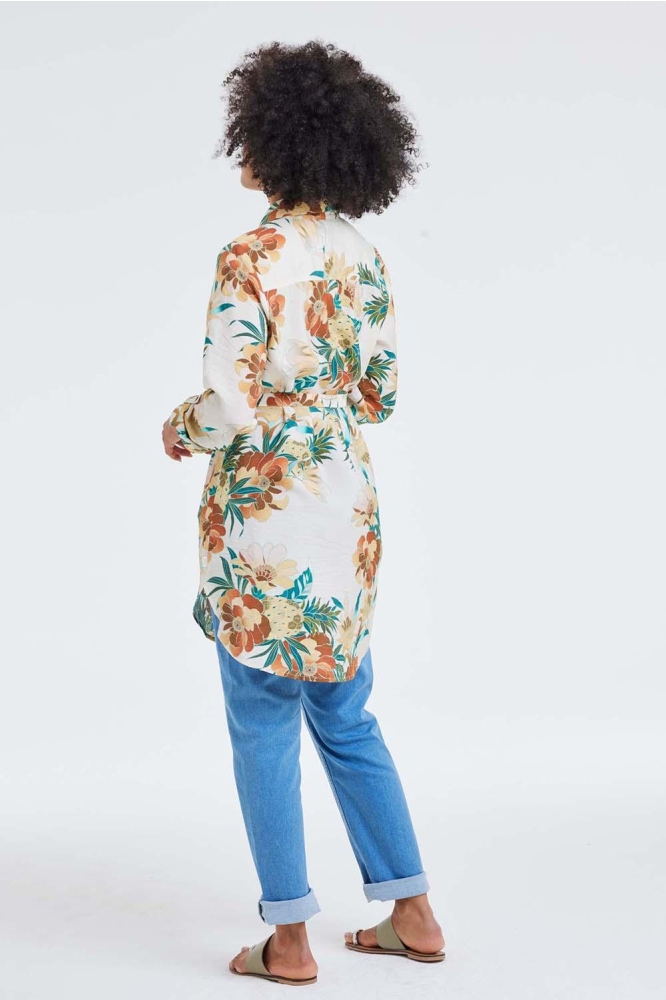 TUNIC JOLIE DS250023003 1637 OFF WHITE RISING SUN PRINT